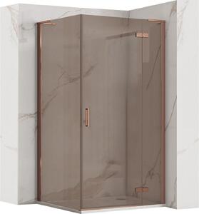 Sprchový Kout Rea Hugo 80X90 Black Grey
