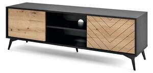 TV stolek 154 evoke dub / černá Diamond