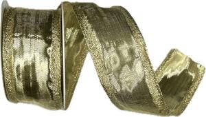 Stuha OUTDOOR WATERPROOF CELEBRATION GOLD 40mm x 8m ( 11,- Kč/m)
