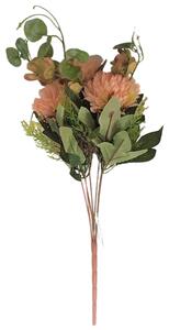 Chryzantémy kytice "7" 40cm růžová umělá