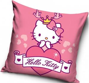 Polštář Hello Kitty Princezna - 40 x 40 cm