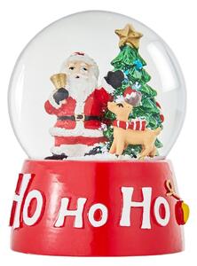 X-MAS Sněhová koule "HoHoHo" 6 cm