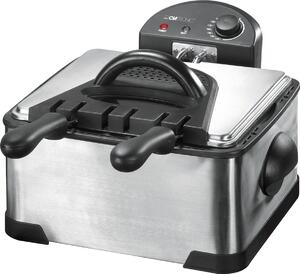 Clatronic FR 3195 Fritéza 4 l 2000 W Černá, Nerezová ocel