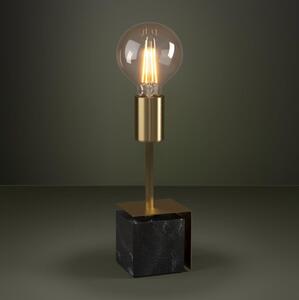 Eglo 390168 - Stolní lampa CARMITA 1xE27/40W/230V zlatá/černý mramor