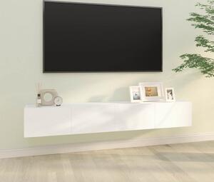 VidaXL Nástěnné TV skříňky 2 ks 100x30x30 cm kompozitní dřevo [862487] Barva: Bílá