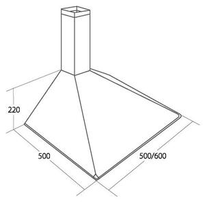 Odsavač par AKPO WK-5 SOFT 50 BÍLÁ