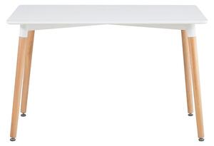 Moderní stůl Larry 120 x 80, Barva: Bílá Mirjan24 5903211167881