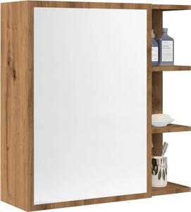 VidaXL Koupelnová skříňka se zrcadlem 62,5x20,5x64 cm [862523] Barva: dub artisan