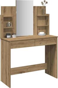 VidaXL Toaletní stolek se zrcadlem 96 x 39 x 142 cm [872031] Barva: dub artisan