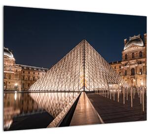 Obraz - Louvre v noci (70x50 cm)