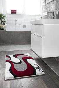 GRUND Koupelnová předložka Colani 11 bílo-červené Rozměr: 60x100 cm