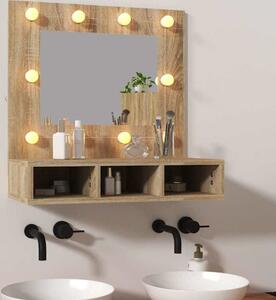 VidaXL Zrcadlová skříňka s LED 60 x 31,5 x 62 cm [873882] Barva: dub sonoma
