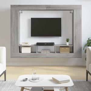 VidaXL TV skříňka 152 x 22 x 113 cm kompozitní dřevo [861997] Barva: šedá sonoma