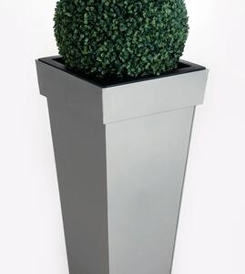 Vivanno květináč MEGA 70, pozink, výška 70 cm, stříbrný vč. zavlažovacího systému