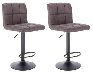 2x Barová židle Hawaj CL-3232-1 | tmavě šedá
