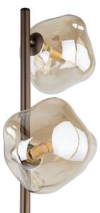 Stojací lampa LAVA 3xG9/8W/230V bronzová/kouřová béžová