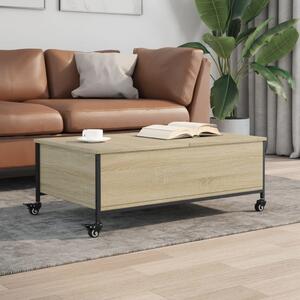 VidaXL Konferenční stolek na kolečkách 91x55x34 cm kompozit [883003] Barva: dub sonoma