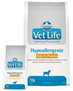 FARMINA Vet Life Hypoallergenic Fish & Potato suché krmivo pro psy - 12 kg