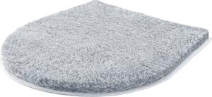 GRUND Koupelnová předložka MELANGE stříbrná Rozměr: 47x50 cm - na víko od WC nebo jako podsedák na židli