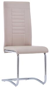 Jídelní židle Allens - 2 ks - umělá kůže | cappuccino