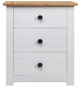 Noční stolek Peel - bílý | 46x40x57 cm