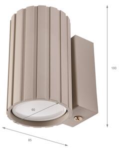 Brilagi - Nástěnné svítidlo CRISPINA 1xGU10/10W/230V 10 cm béžová