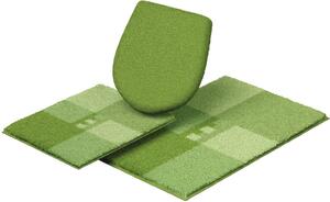 GRUND Koupelnová předložka MERKUR zelená Rozměr: víko,40x50 cm bez výřezu+50x80 cm
