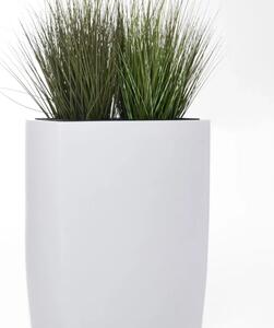 Květináč INCURVO, sklolaminát, šířka 57 cm, bílý