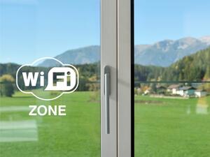 Dekorace-steny.cz - Samolepka - WiFi, Střední - 673