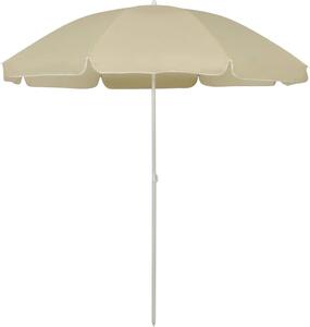 VidaXL Plážový slunečník 240 cm [42041351] Barva: Písková