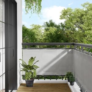VidaXL Balkónová zástěna 75 x 500 cm oxfordská látka [42030927] Barva: světle šedá