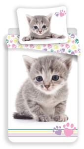 Dětské bavlněné povlečení Kitten 140x200 / 70x90 cm