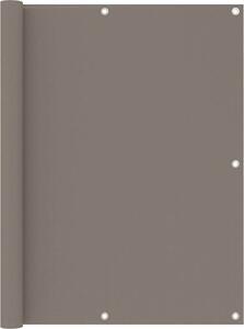 VidaXL Balkonová zástěna 120x600 cm 100% polyester oxford [42030960] Barva: taupe