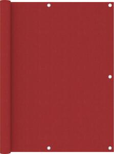 VidaXL Balkonová zástěna 120x400 cm 100% polyester oxford [42030958] Barva: Červená