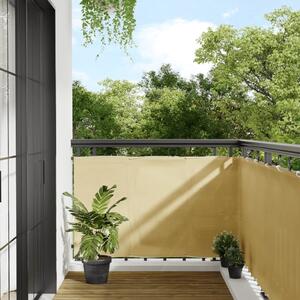 VidaXL Balkónová zástěna 90 x 500 cm oxfordská látka [42030935] Barva: Písková
