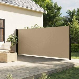 VidaXL Zatahovací boční markýza 170 x 300 cm [42035428] Barva: Béžová