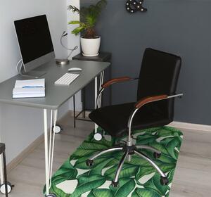 Podložka pod kancelářskou židli listy rostliny