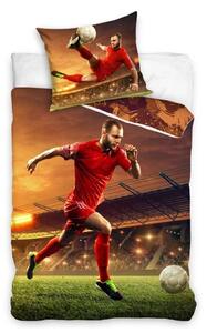 Dětské povlečení Fotbalista Výkop Míče 140x200/70x90 cm
