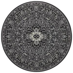 Nouristan - Hanse Home koberce Kruhový koberec Mirkan 104436 Dark-grey - 160x160 (průměr) kruh cm