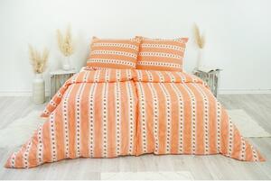 Stanex Luxusní povlečení Barunka oranžová 140x200 / 70x90 cm