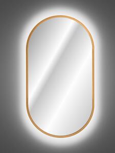 LED zrcadlo APOLLO | zlatá 50 x 90 cm