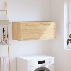 VidaXL Nástěnná skříňka 80 x 36,5 x 35 cm kompozitní dřevo [879557] Barva: dub sonoma