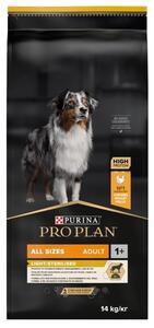 PURINA Pro Plan Light Sterilised All Sizes Adult - suché krmivo pro psy - 14kg