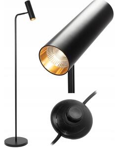 Toolight, LED podlahová lampa APP965-1F, černá matná, OSW-04050