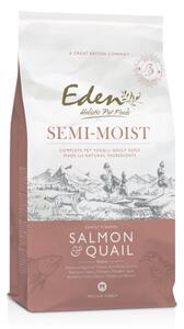 EDE EDEN Semi-Moist Salmon & Quail - polomokré krmivo pro psa - 10kg