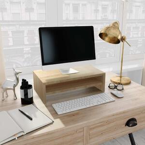 VidaXL Stojan na monitor 42 x 24 x 13 cm kompozitní dřevo [862407] Barva: dub sonoma
