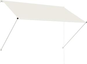 VidaXL Zatahovací markýza 200 x 150 cm [42037109] Barva: krémová
