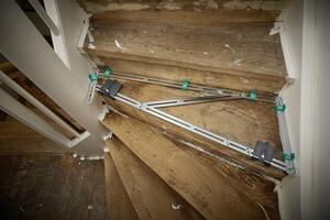 WOL wolfcraft GmbH 5210000 Rádiusová měrka Stair gauge Černá, Nerezová ocel