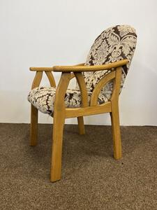 Dřevěná židle s područkami Verona Potah: Látka B