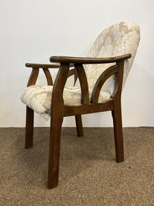 Dřevěná židle s područkami Verona Potah: Látka A